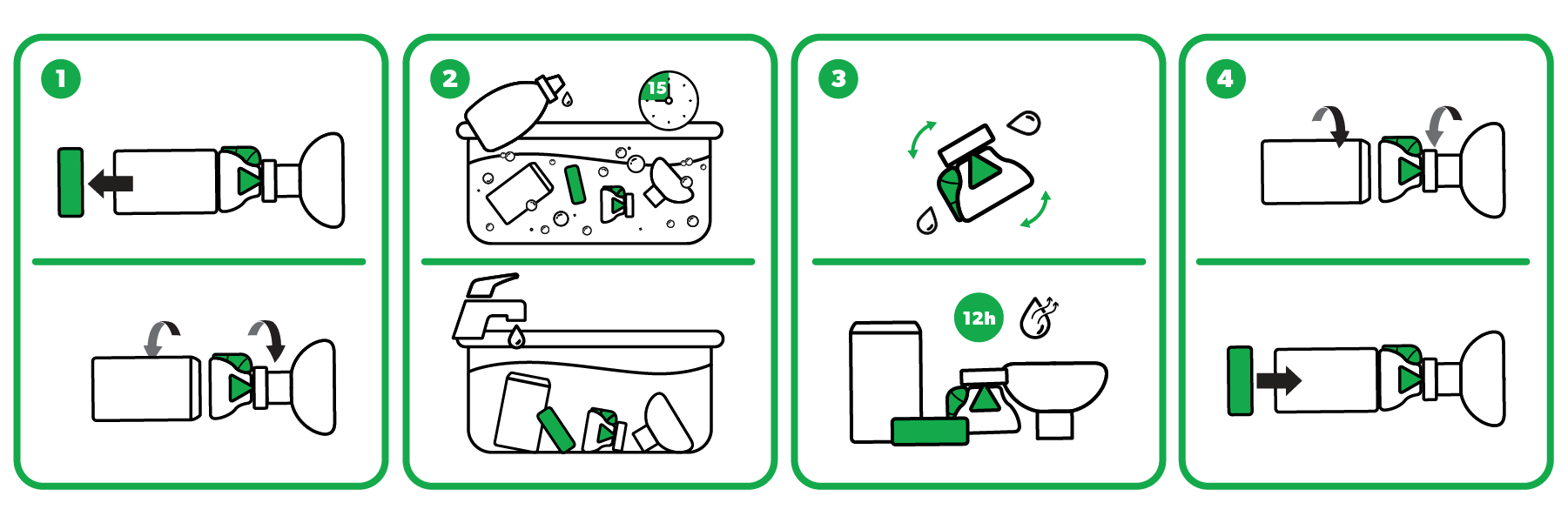 How to clean AeroHippus* illustration