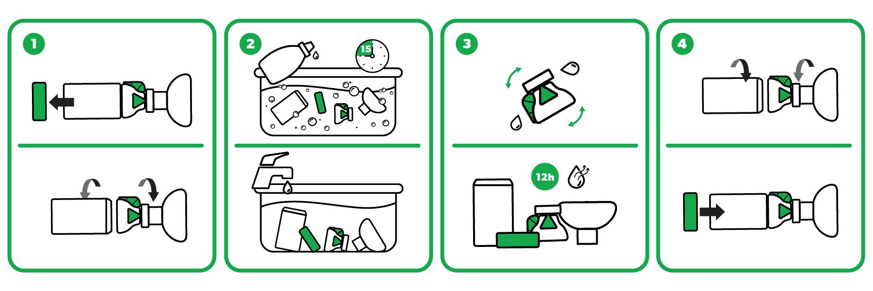 How to clean AeroDawg* illustration