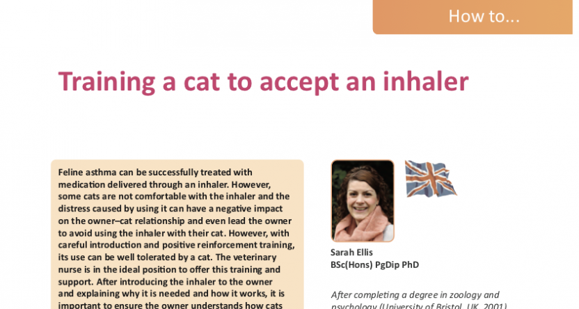 Training a Cat to Accept an Inhaler